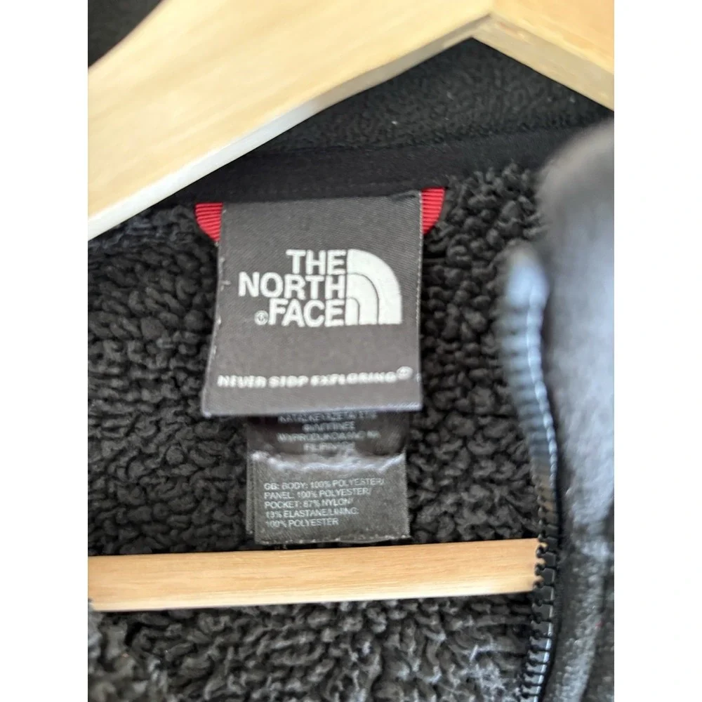 The North Face Jacket Mens Medium Black Chimborazo Sherpa Fleece Lined